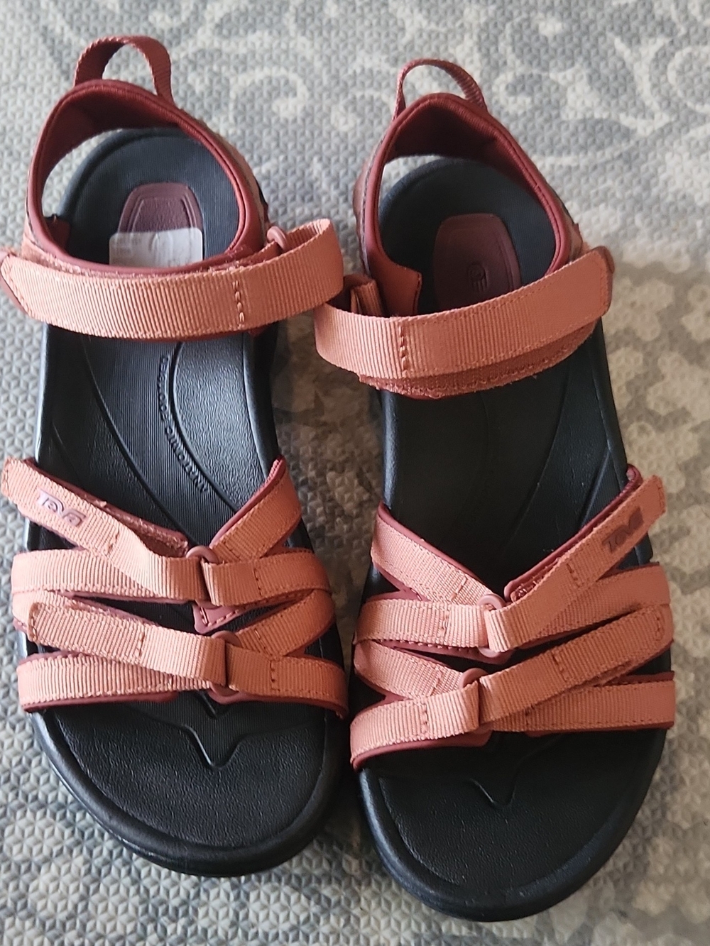 Teva Women's Coral Pink Outdoor Strappy Sandals